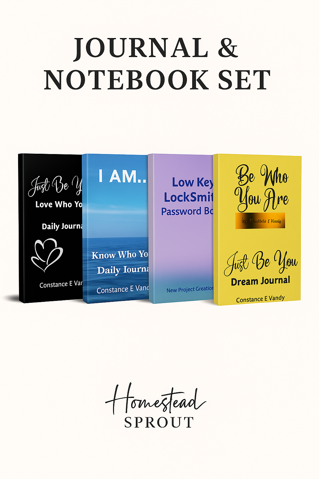 Just Be You Guided Journals & Notebook Set – Choose Individual or Bundle