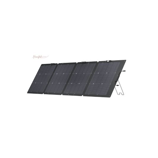 EF ECOFLOW 220W Bifacial Portable Solar Panel | Foldable, Waterproof, High-Efficiency Charging Panel