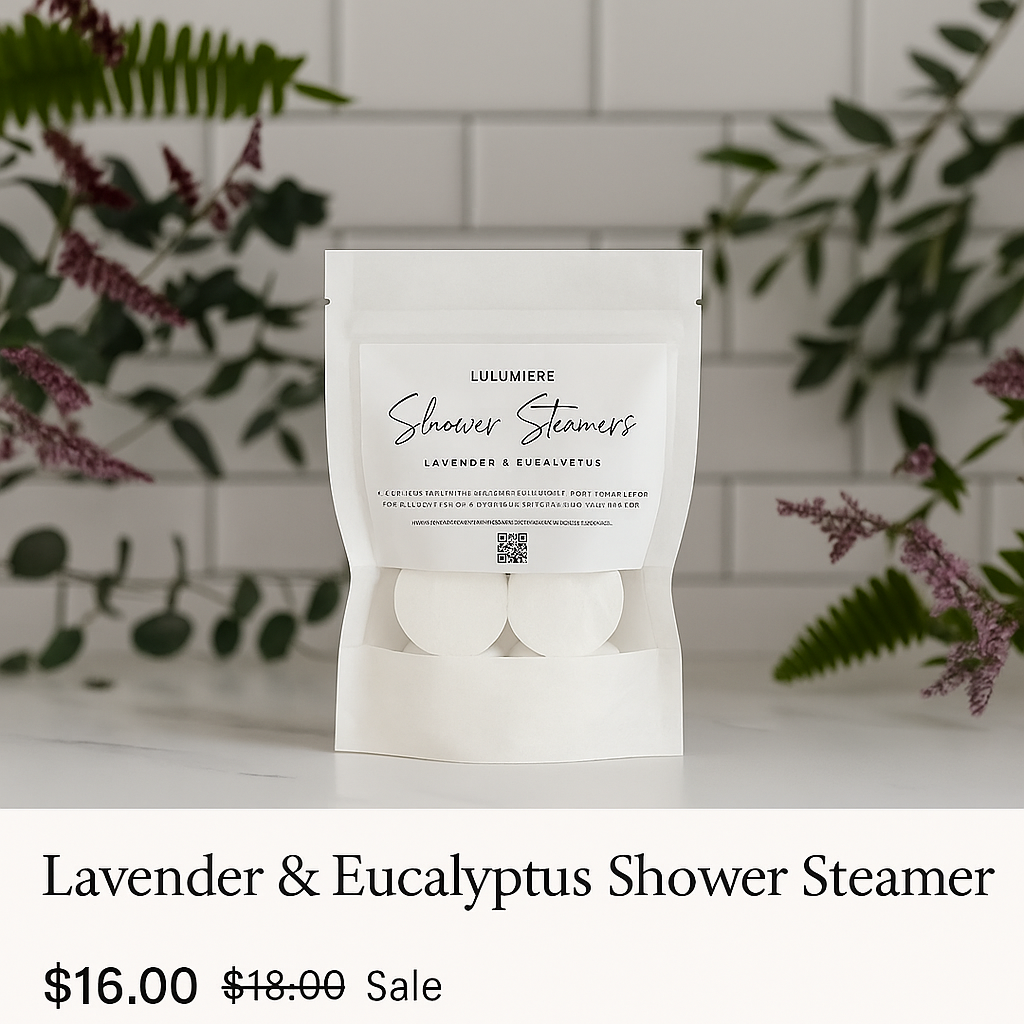 Lavender & Eucalyptus Shower Steamer (LULUMIÈRE)