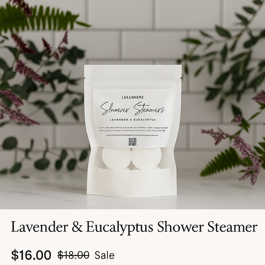 Lavender & Eucalyptus Shower Steamer (LULUMIÈRE)